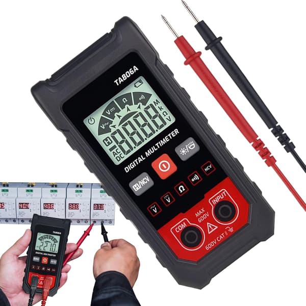 Multimetertester, digital multimetertester | Ohm volt amp meter - Bilbatteridetektor, analogt multimeter, analysator