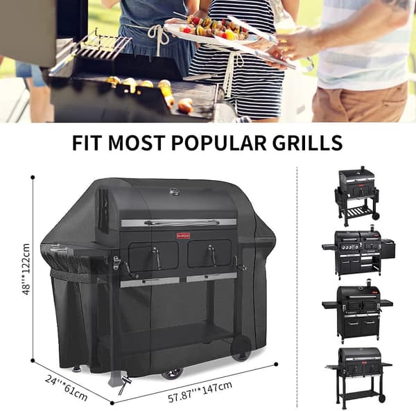 Grilldeksel - Hjemmebeskyttelse BBQ Kull Camping Vanntett/