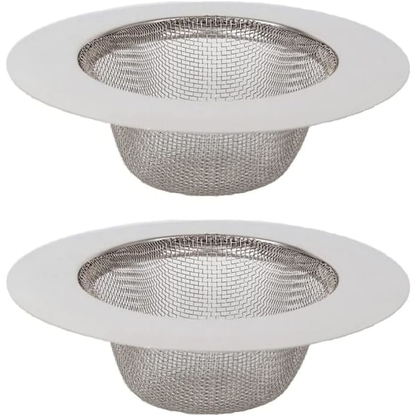 Deler Rustfritt Stål Avløpsfilter, Kjøkkenvaskfilter, Rustfritt Stål Vaskfilter, Kjøkkenvasksil, for Kjøkkenvask, Baderom, Servant, B