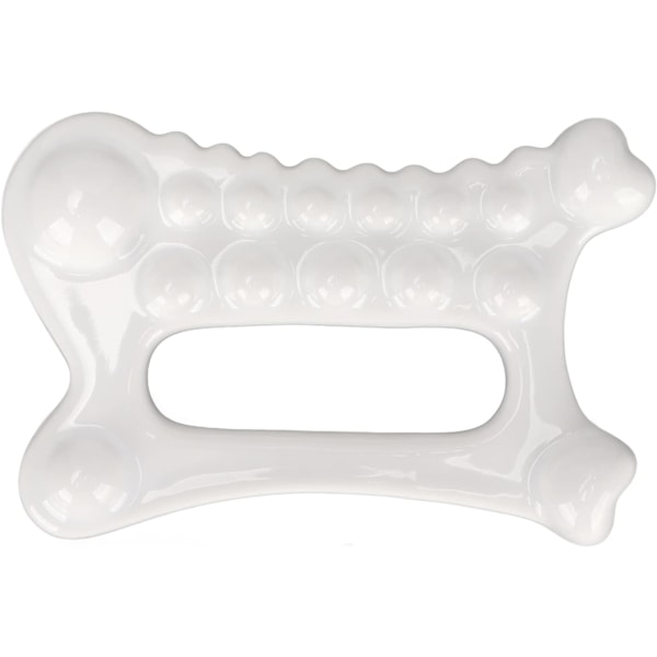 Ansikts Gua Sha Massasje, Gua Sha Brett, Keramikk Reduserer Fett Statisk Bærbar Full Kroppsskrapeplate for Kvinner Voksne