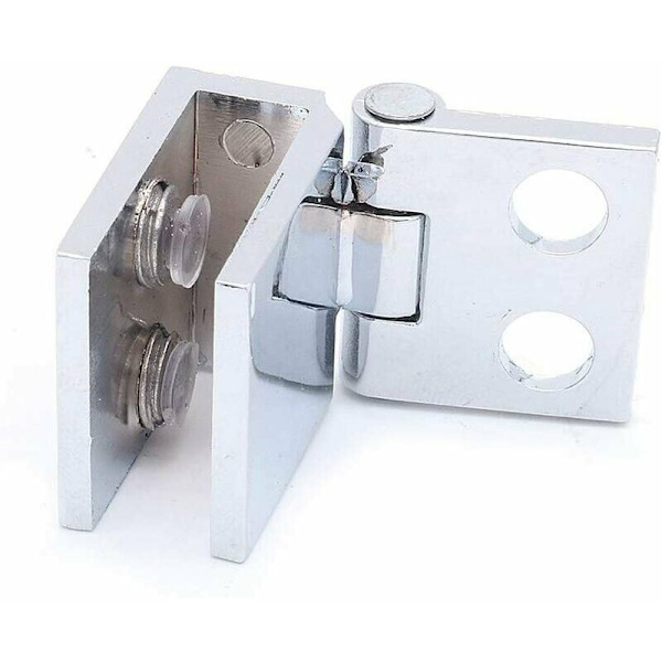Glassdørs hengsler 8-pakning 5mm 8mm Justerbar Enkeltklemme Skap