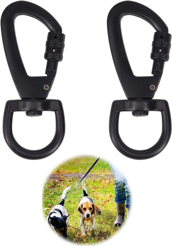 2-pack Metalliska Multifunktionella Snurrkarbinhakar Zinklegering Mini Snurr