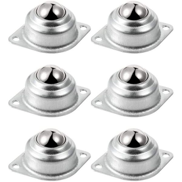 6 st Möbelrullar 16mm Universal Kulöverföring Kulöverföring