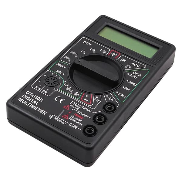 Mini Auto-Ranging Digitalt Multimeter, AC/DC Amp-Ohm Spændingstester, Multifunktionel Tester med Modstands-, Kontinuitets- og Kapacitanstest