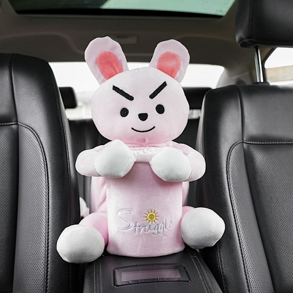 Plush Vevholder, Kanin Bil Papirhåndkleholder, Pluss Vev