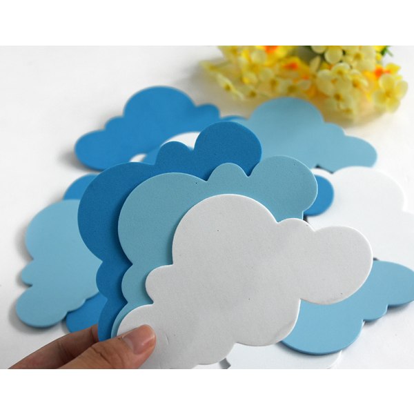 24 deler Cloud Kids Wall Stickers - Baby Room Wall Decor Stickers