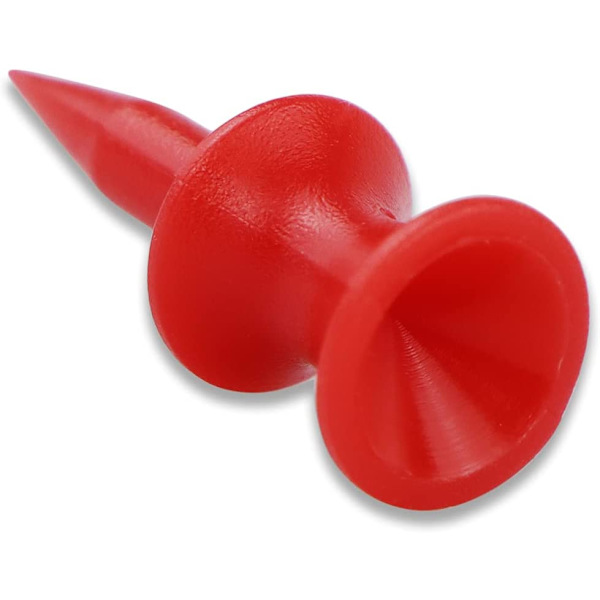 Ocean 100-pack 32mm Röda Plastgolfte