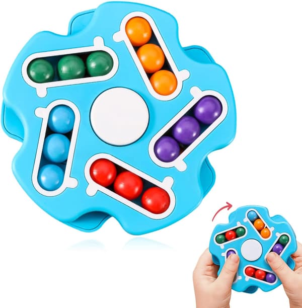 Magic Bean Cube, Magic Bean (Blå), Spindende Magic Beans, 3D Rotation