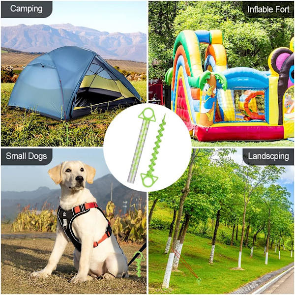 Ocean Green Tältpinnar 4-pack Tältpinnar för Camping, Tält, Tältpinnar