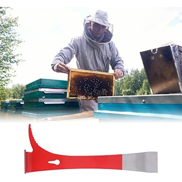 Ruostumattomasta Teräksestä Valmistettu Mehiläispesän Kaavin, Mehiläishoidon Kaavin Mehiläishoitajan Työkalu Mehiläispesän Kaavin Työkalu Mehiläishoitajan Kaavin Mehiläispesän Työkalu Mehiläishoidon Varusteet Hangan Kanssa