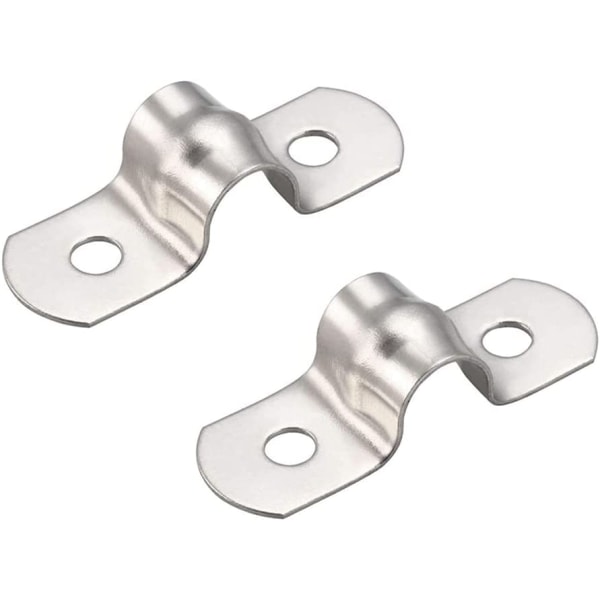 50 stk. 8mm U-rør 304 Rustfrit Stål Klemme Stiv Rørklemme U-form