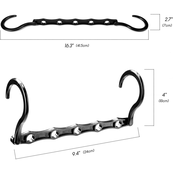 10 kpl Magic Hangers - Vaateteline Organisaattori Kaapin Säilytykseen