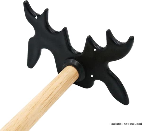 2 st. Slip-On Bärbar Moosehead Bridge Cue Rest