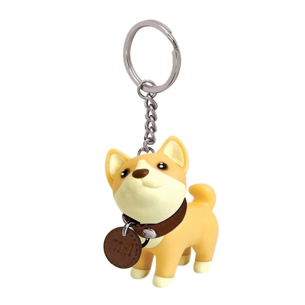 Corgi hund nyckelring present valp bil nyckelring hänge damväska sid