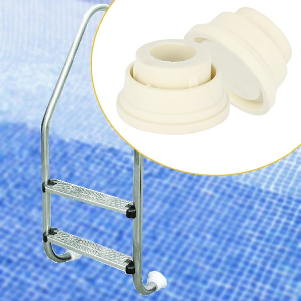Badebasseng Gummibumper, Basseng Bumper Beskytter Stopper, Stige Gummigreps Stige Sikkerhetsbumper Basseng Tilbehør, 2.4x1.5x1.3in