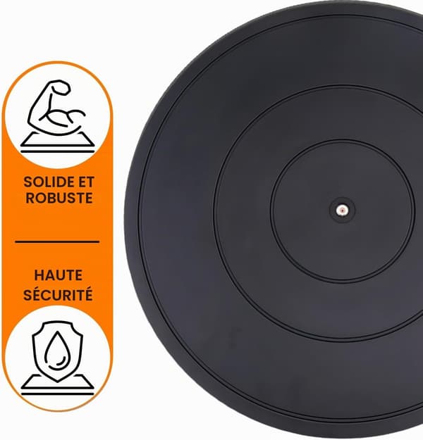 Universal drejeskive, robust 360° roterende platform, velegnet til potteplanter, højttalere og laptops