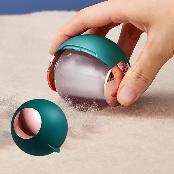 2-pack Tvättsbara Återanvändbara Gel-Luddroller för Djurhår, Bärbar Hund- och Katt-Hårborttagare för Kläder, Klibbig Rengöring