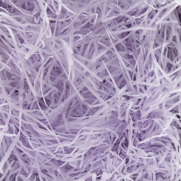 100gsm strimlad raffia ljuslila strimlad kraftpapper som fyllning