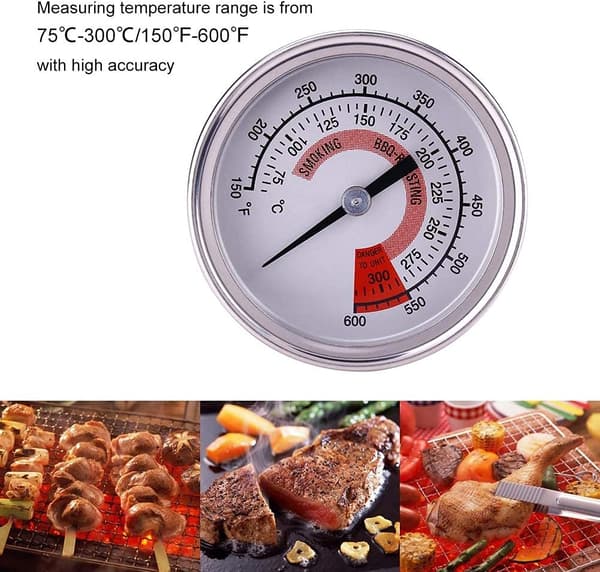 1 st. Rostfritt Stål Ugnstermometer, Matlagning och Köksthermometer