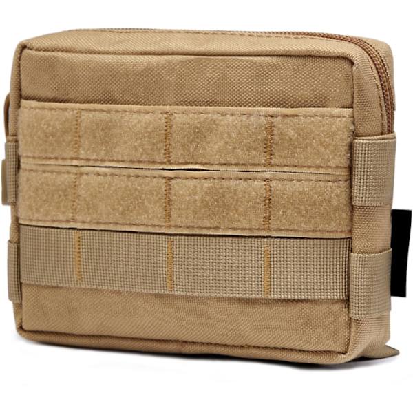 Taktisk Molle-pose (Khaki) EDC-pose Multifunksjonell Militær Beltepose