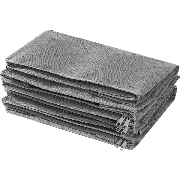 3-pack (grå) Förvaringsväska för kläder under sängen, tygfinish