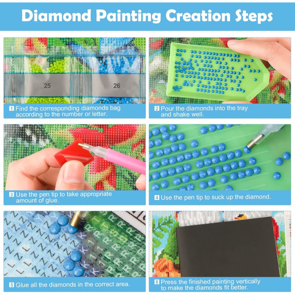 Joker Diamond Painting Kits til Voksne Børn 30x40cm, DIY-skurk