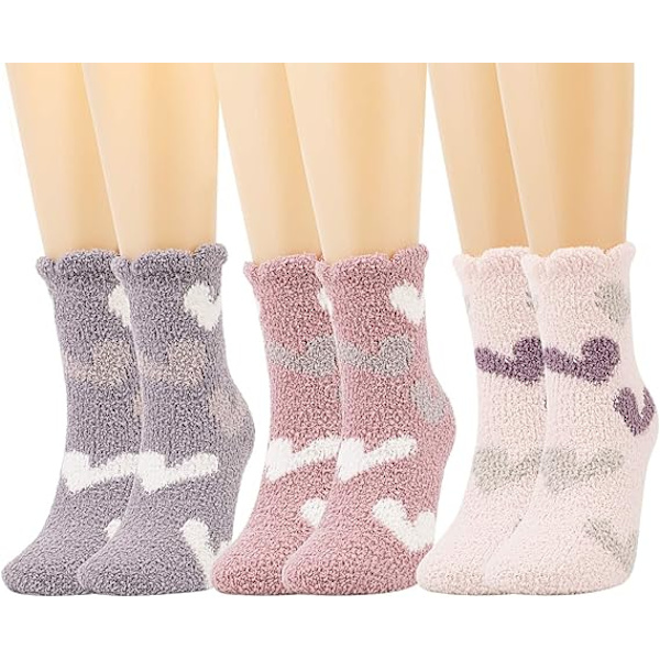 3 Par Kvinders Strømper, Strømper, Kvinders Strømper Vinter Slippers Strømper
