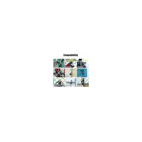 Fingerprintslåse - Sort, IP67 Vandafvisende, Nøgleløs Sikkerhed, U