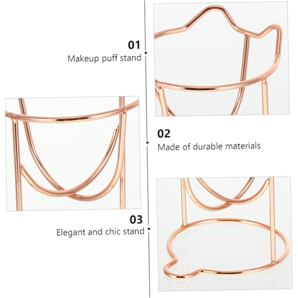 2 st Skönhetsäggställ Makeupförvaring Äggpuffbricka Makeupsvamp