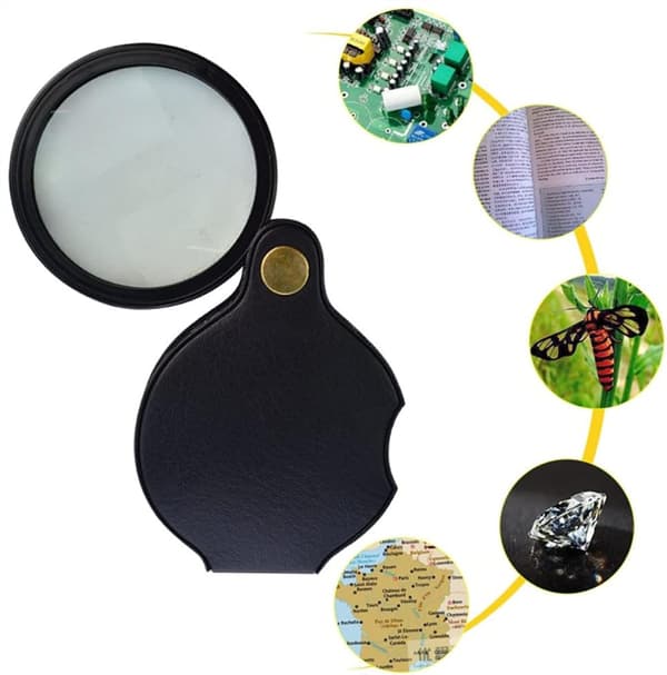 Håndholdt Forstørrelsesglas, Foldbar Lupe, Mini Foldbar Lupe