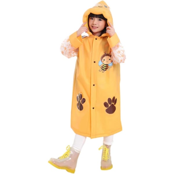 Ocean Barns gula regnkappa för pojkar och flickor i ett stycke regnkappa