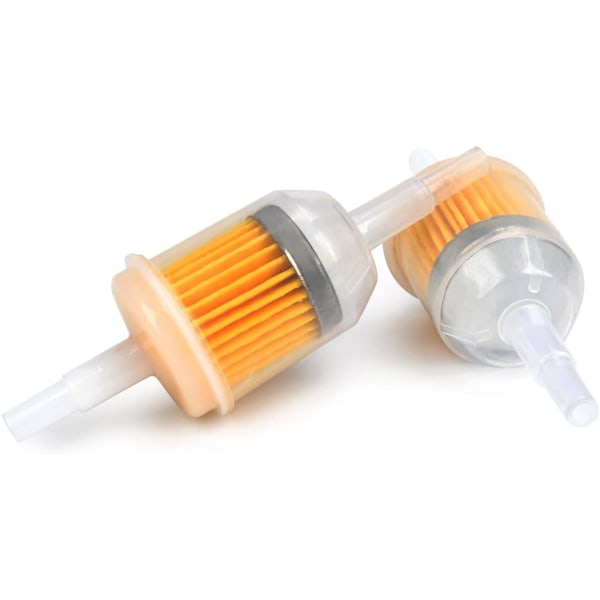 10 stk Universelle Drivstofffilter Hurtig Drivstoff Bensinfilter 6mm 8mm Bensinfilter Maskiner Modell: 131-261-275