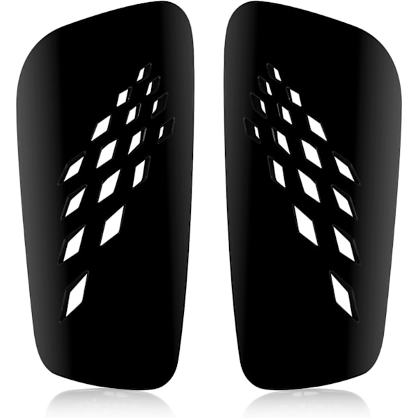 2 stk. Mini Fotballleggbeskyttere, 17,5x8 cm Forlenget Mini Leggskinn Hul Rombe Rutenett Små Fotball Leggskinn Små Beskyttende Leggskinn for Meg