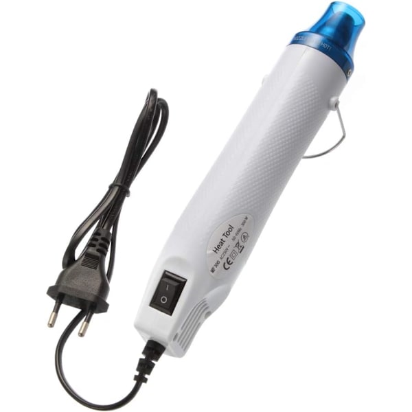 Mini Sähköinen Kuumailmapuhaltimen 300W Mini Kutistuslämpötyökalu Jauhe Kuumailmapuhaltimen Sarja Lämpötila DIY Kuumailmapuhaltimen Maalin Kuivaukseen, Kumin Leimaamiseen, Saven Kuumentamiseen