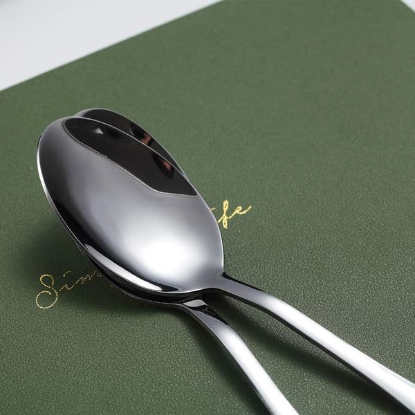 Middagsskeer, 6 stk. 18,5 cm Rustfrit Stål Bordsske, Suppe S