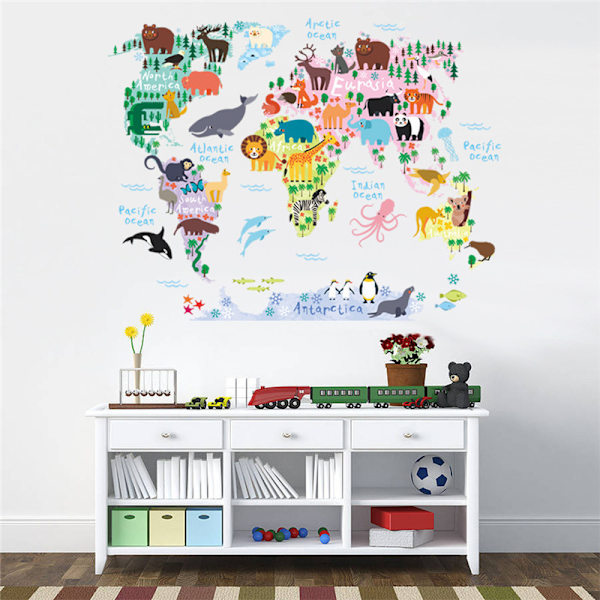 Havsdjursväggdekaler Väggdekaler Mural Dekaler för B