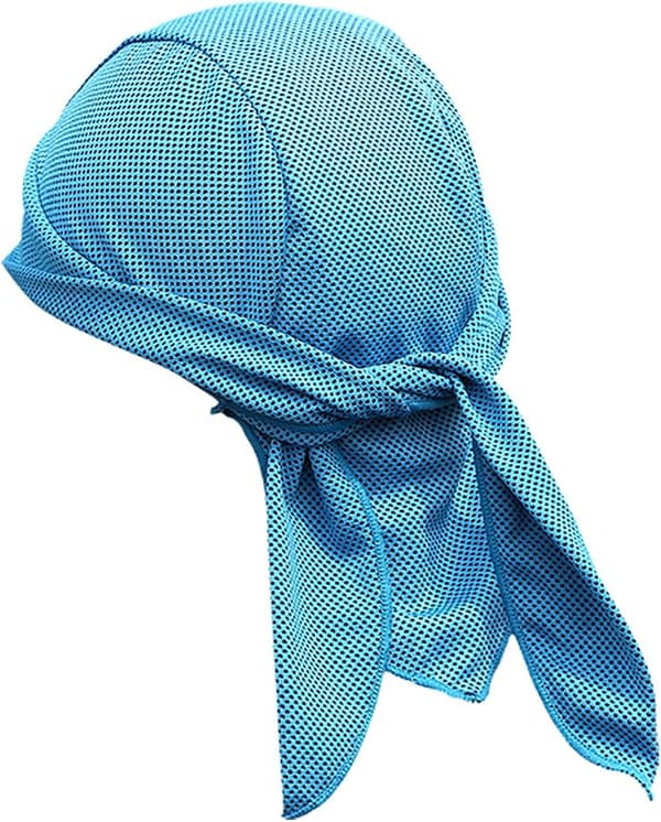 Svettavvisande Durags Kylande Doo Rags Andningsbara Hjälmfoder Cykelmössor för Män och Kvinnor