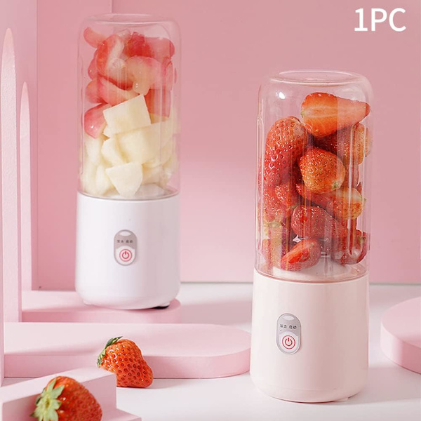 Bärbar Blender, 500ml Personlig Mini Flaska Blender Resa Juice