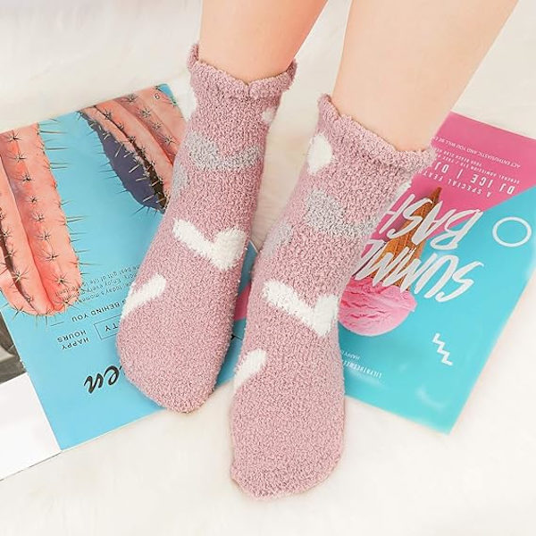 3 Par Kvinders Strømper, Strømper, Kvinders Strømper Vinter Slippers Strømper