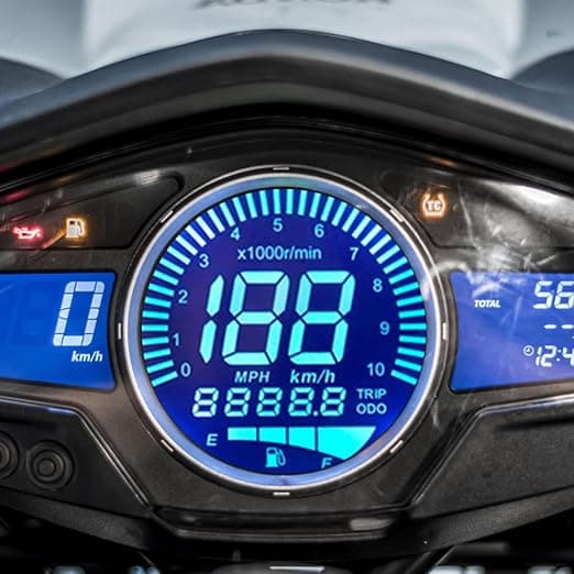 1 stk. Digitalt speedometer til motorcykel, speedometer