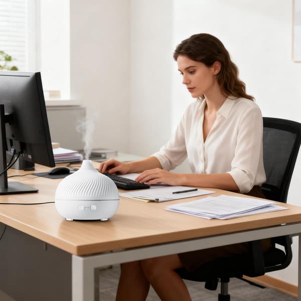 Elektrisk oljediffuser - Tyst USB-enhet, justerbar timerfunktion, aromaterapi | Luftfuktare för hemmet