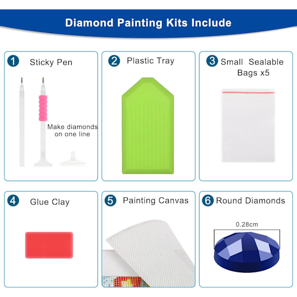 DIY Captain America Diamantmålning Kit 30x40cm för Vuxna och
