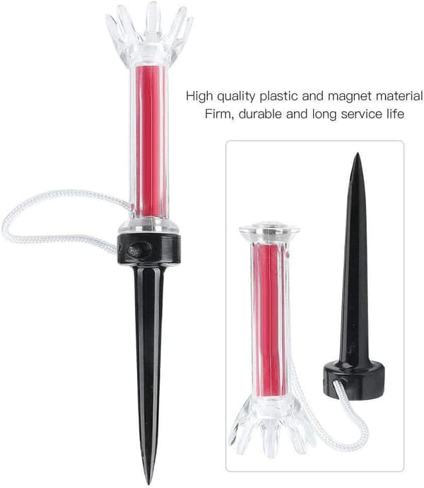 Golf Tee, Magnetisk Plast Golf Tee for Golftrening 90mm