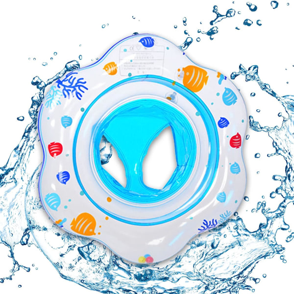 Baby Simring, Uppblåsbar Baby Pool Float med Säkerhet