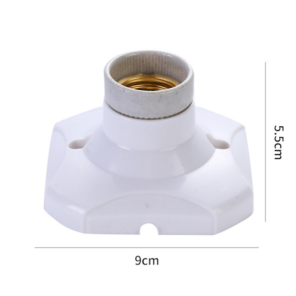4-pack (AC 220-250V, Guldport) E27 LED-lamphållare E