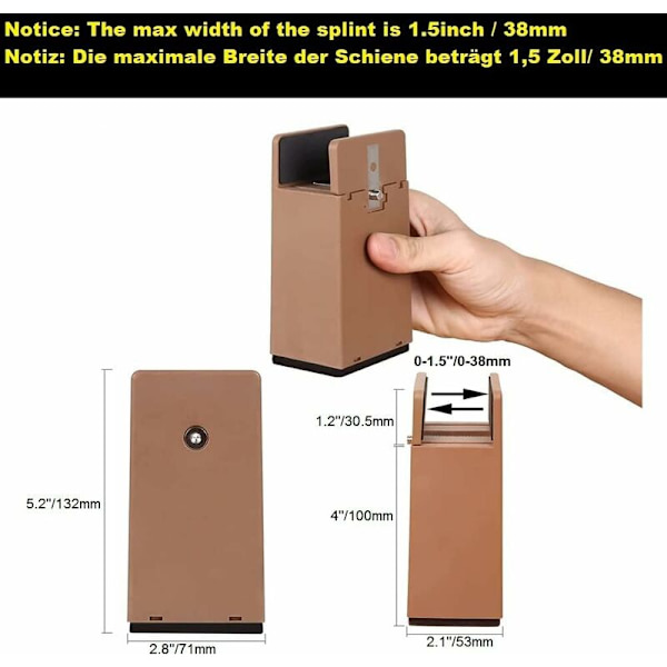 4 Tommer Justerbare Sengben Løfter, 10 cm Robust Møbel Løfter
