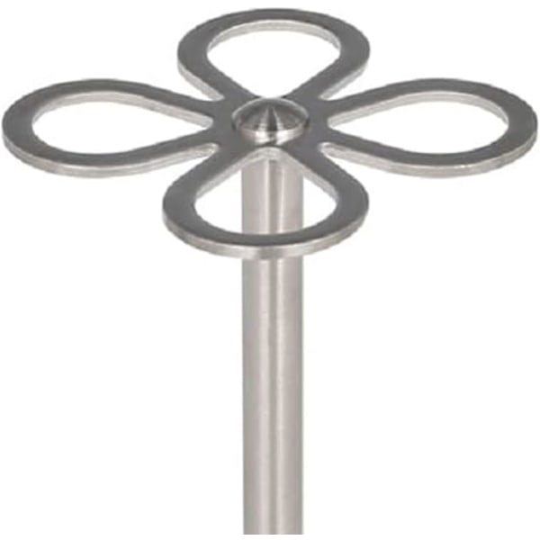 Tandborstställ med 4-hålsdesign för att hålla satinborstar rena, höjd 120 mm, diameter 70 mm