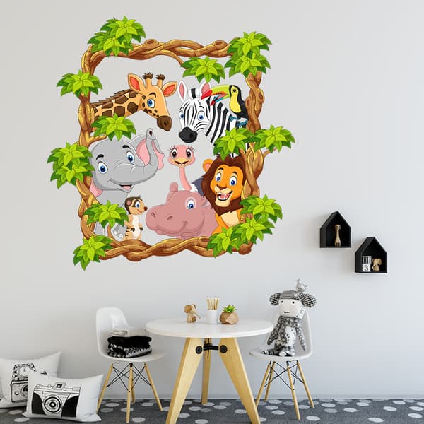 Havsdjursväggdekaler Väggdekaler Mural Dekaler för Sovrum