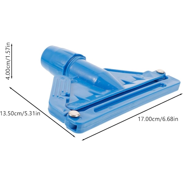 Moppehode Klips, 16cm Moppehåndtak Erstatningsklemmer Avtakbar Moppehode Klemme Moppehodeholder Moppedel for Moppeholder Tilbehør