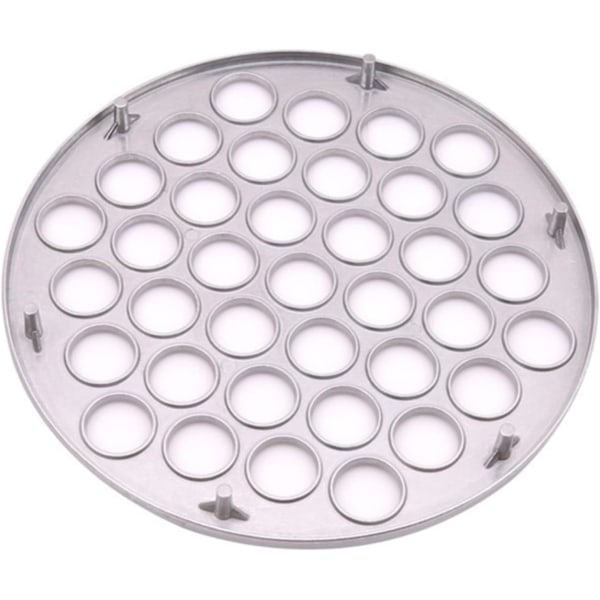 Sølv Ravioli Dumpling Form, Russisk Pelmeni Maker, 37 Huller Metal Ravioli Maker, Pelmeni Kød Dumplings Maker, Håndlavet Dumpling Skærer, Køkkenredskab
